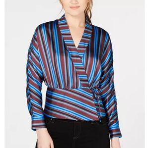 INC INTERNATIONAL  CONCEPTS STRIPED TOP LARGE